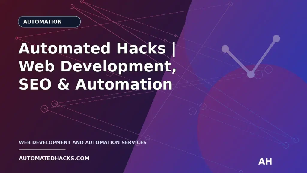 Home featured image by Automated Hacks
