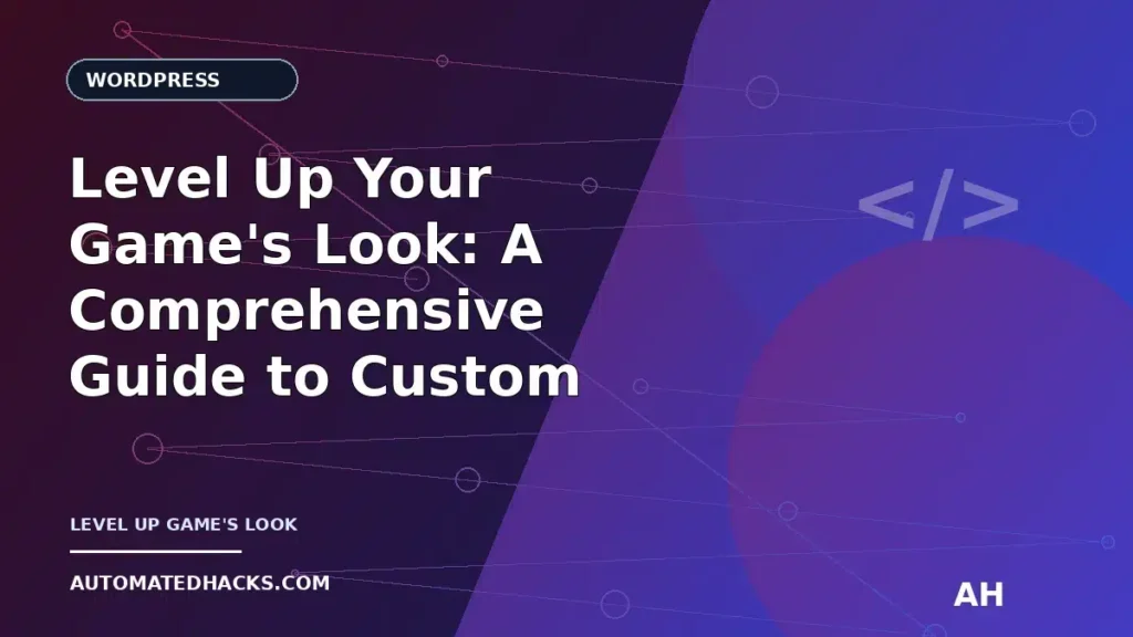 Level Up Your Game's Look: A Comprehensive Guide to Custom Theme Integration with Phaser.js featured image by Automated
